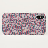 Gestreiftes Muster 2 Case-Mate iPhone Hülle (Rückseite (Horizontal))