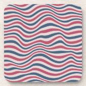 Gestreiftes Muster 2 Getränkeuntersetzer (Vorderseite)