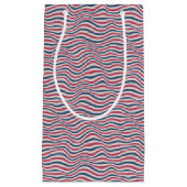 Gestreiftes Muster 2 Kleine Geschenktüte (Vorderseite)