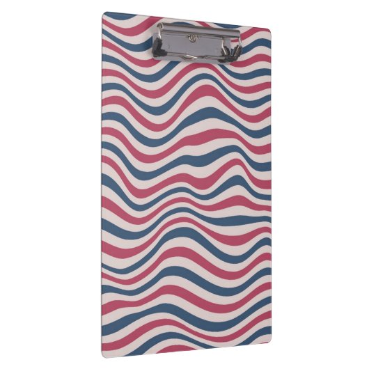 Gestreiftes Muster 2 Klemmbrett (Rechts)