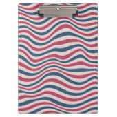 Gestreiftes Muster 2 Klemmbrett (Vorderseite)