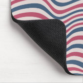 Gestreiftes Muster 2 Mousepad (Ecke)