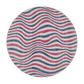 Gestreiftes Muster 2 Schneidebrett (Vorderseite)