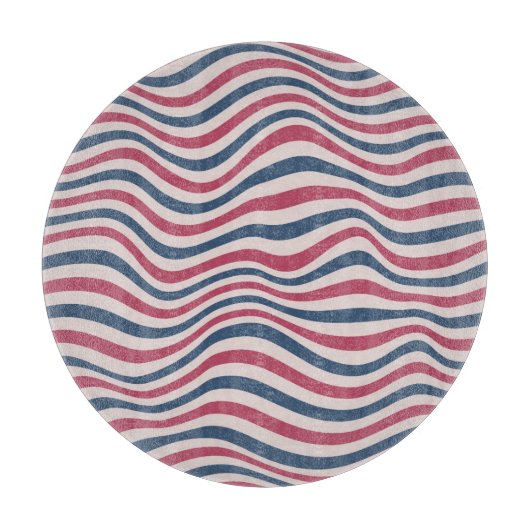 Gestreiftes Muster 2 Schneidebrett (Vorderseite)