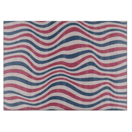 Gestreiftes Muster 2 Schneidebrett (Vorderseite)