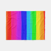Gestreiftes Muster der modernen Regenbogen Fleecedecke (Vorderseite (Horizontal))