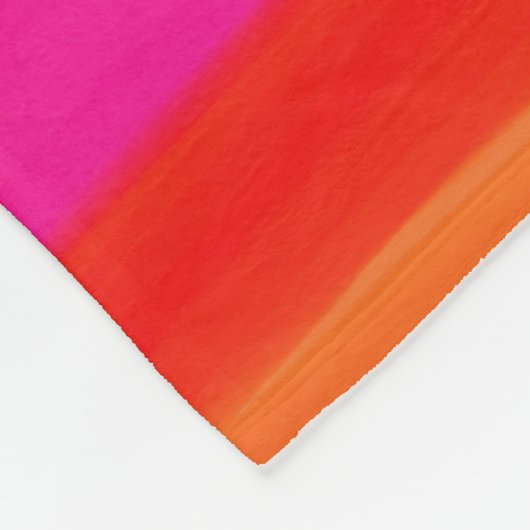 Gestreiftes Muster der modernen Regenbogen Fleecedecke (Ecke)