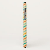 Gestreiftes Muster des Retro Schmutzes Case-Mate iPhone Hülle (Hinten/Links)
