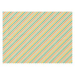 Gestreiftes Muster des Retro Schmutzes Tischdecke