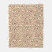 Gestreiftes Muster Fleecedecke (Vorderseite)