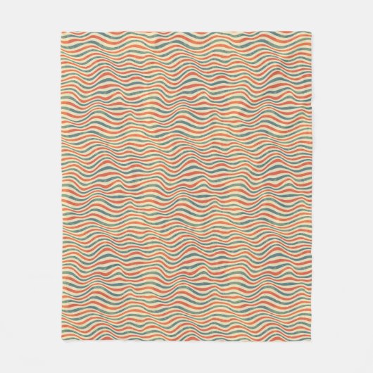 Gestreiftes Muster Fleecedecke (Vorderseite)