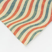 Gestreiftes Muster Fleecedecke (Ecke)