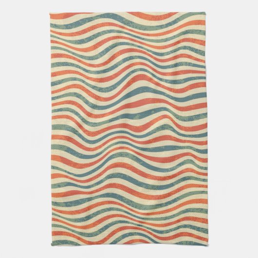 Gestreiftes Muster Handtuch (Vertikal)