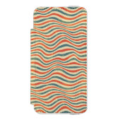 Gestreiftes Muster Incipio iPhone Geldbeutel-Hülle (Folio Vorderseite)