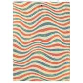 Gestreiftes Muster Klemmbrett (Rückseite)