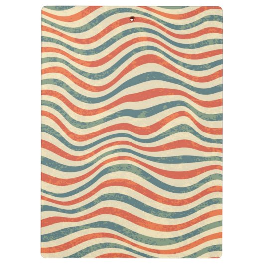 Gestreiftes Muster Klemmbrett (Rückseite)