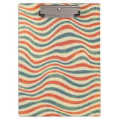 Gestreiftes Muster Klemmbrett (Vorderseite)