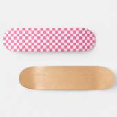 Gestreiftes Muster, männlich geometrisch, rosa und Skateboard (Horizontal)