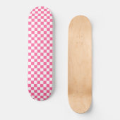 Gestreiftes Muster, männlich geometrisch, rosa und Skateboard (Vorderseite)