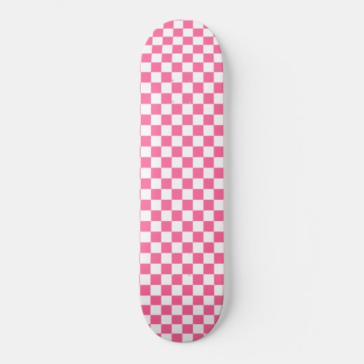 Gestreiftes Muster, männlich geometrisch, rosa und Skateboard (Vorderseite)