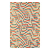 Gestreiftes Muster Mini Klemmbrett (Rückseite)