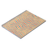 Gestreiftes Muster Notizblock (Linke Seite)