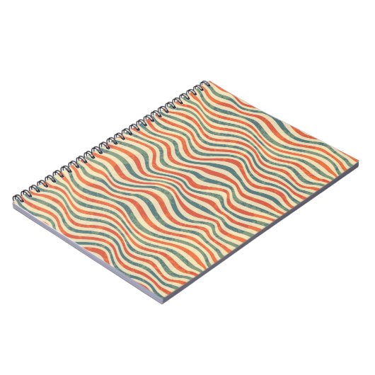 Gestreiftes Muster Notizblock (Linke Seite)
