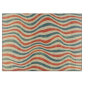 Gestreiftes Muster Schneidebrett (Vorderseite)
