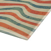 Gestreiftes Muster Schneidebrett (Ecke)