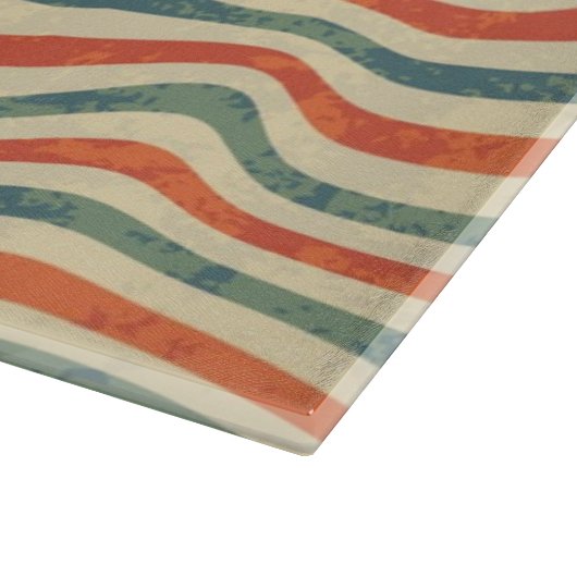 Gestreiftes Muster Schneidebrett (Ecke)