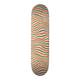 Gestreiftes Muster Skateboard
