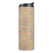 Gestreiftes Muster Thermosbecher (Nach links gedreht)