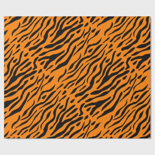 Gestreiftes Packpapier des Tigers - Geschenke für (Flach)