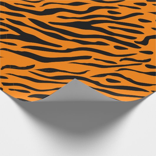 Gestreiftes Packpapier des Tigers - Geschenke für (Ecke)