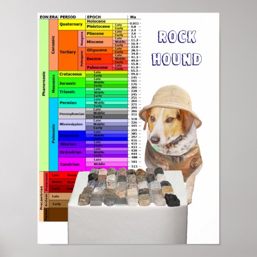 Gestreiftes Poster (Vorne)