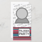 gestreiftes Pyjama-Party (Vorne/Hinten)