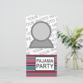 gestreiftes Pyjama-Party (Stehend Vorderseite)