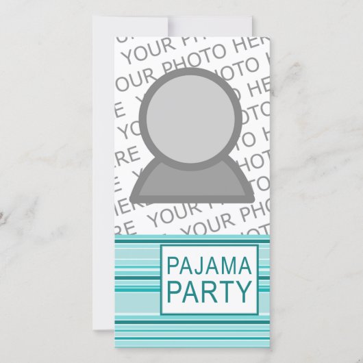 gestreiftes Pyjama-Party (Vorderseite)