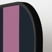 gestreiftes Rosa | individuelle Name Pickleball Schläger (Linke Seite)