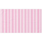 Gestreiftes rosa Muster mit Sternen Tischdecke (Vorderseite (Horizontal))