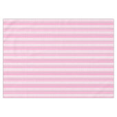 Gestreiftes rosa Muster mit Sternen Tischdecke (Vorderseite (Horizontal))