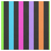 Gestreiftes Schwarzes und Mehrfarben Stoff (Nahaufnahme)