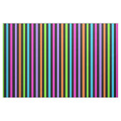 Gestreiftes Schwarzes und Mehrfarben Stoff (Fat Quarter (45,7 x 55,9 cm))