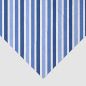 Gestreiftes Seidenpapier: Blaue und weiße Streifen Seidenpapier (Ausschnitt)