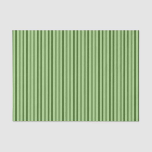 Gestreiftes Seidenpapier: Grüne Streifen Seidenpapier (Vorderseite)