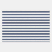 gestreiftes Set von 3 Geschenkpapier Set (Vorderseite)