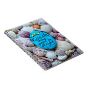 Gestreiftes Strandrock, lustiges Notizbuch Notizblock (Rechte Seite)