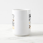 Gestresst Gesegnet und Kaffee Süchtig, Kaffeetasse (Mittel)