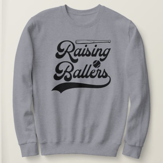 Gestresste Baseball-Saison-Mama Grafik-Sweatshirt Sweatshirt (Design vorne)
