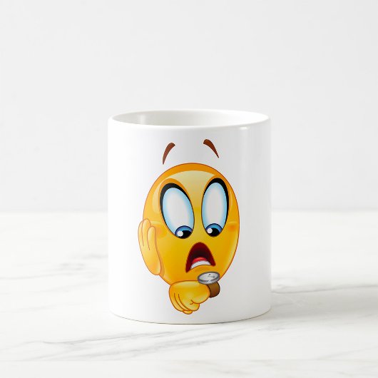 Gestresste Emoji-Kaffeetasse Kaffeetasse